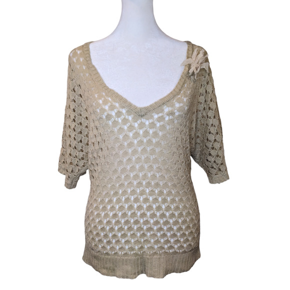 Anthropologie Nick & Me Knit Blouse - Picture 1 of 4